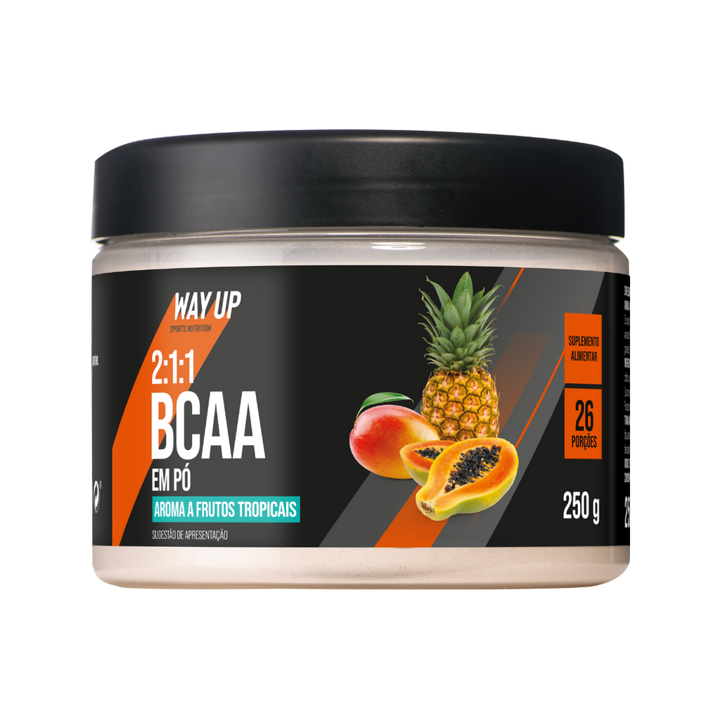 
Imagem Ilustrativa da Embalagem de BCAA de Frutos Tropicais de 250g.